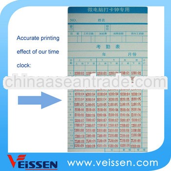 Australia Top selling time card timesheet from Chinese factory