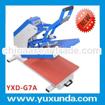 Auto open t shirt heat transfer machine from Yuxunda , YXD-G7 on hot sale