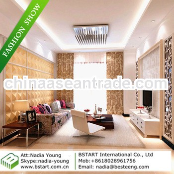 BST decorative stones interior 3d wall coverings, fireproof, waterproof, PC material