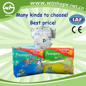 Baby Diapers Disposable Diapers In China With Good Absorbency And Free Sample !
