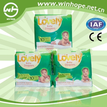 Best price with cute printings!soft care baby diapers