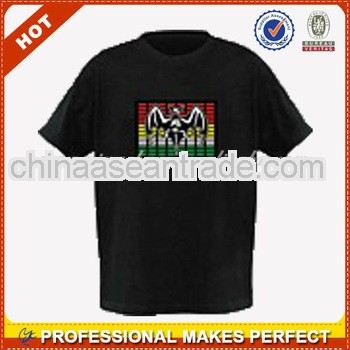 Best selling fashion and eco-friendly light up t shirt(YCT-B0280)