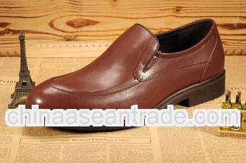 Bright flat casual italian mens leather shoes BL853