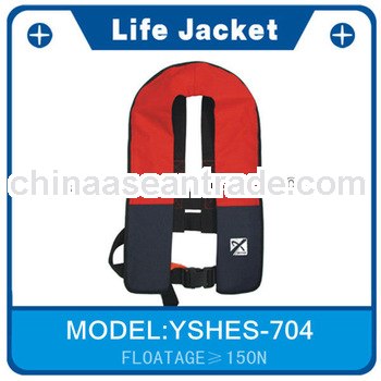 CE approved OEM automatic marine life jacket