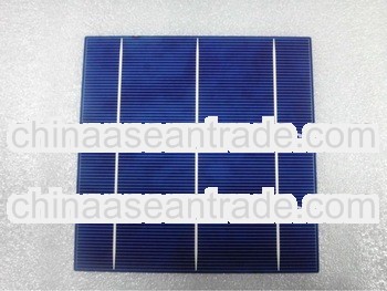 CE approved poly crystalline solar cells 6*6 4w for solar panel