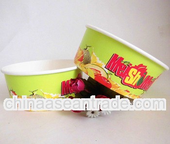 CN Leading Factory with BRC(ISO,FDA,SGS) paper salad bowl