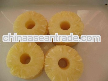 Canned fruit canned pineapple sliced in syrup