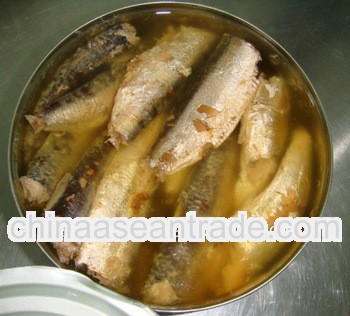 Canned mackerel in brine 425g
