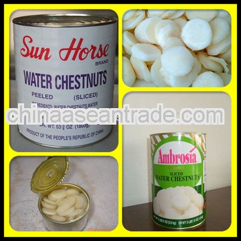 Canned water chestnuts