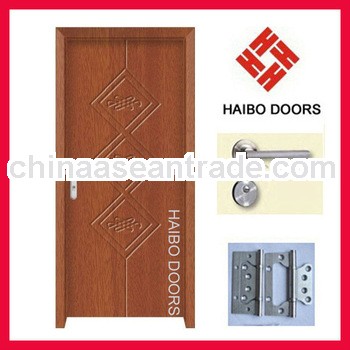 Cheap Interior pvc decorative design door sheet (HB-8142)