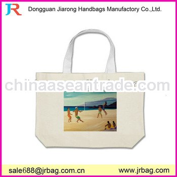 Cheap canvas promotion beach bag