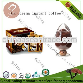  organic healthy Gano coffee with lingzhi shell-broken spore powder