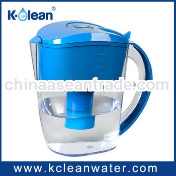 Chlorine free BPA free alkaline water jug with side handle