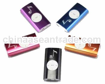 Clip MP3 Player built-in Loud Speaker Multi colors support max 8GB TF Card