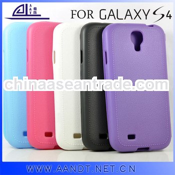 Colorful Full Cover TPU Flip Cover For Galaxy S4