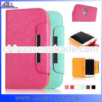 Colorful PU Book Case For Samsung Galaxy S4 i9500