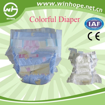 Comfort with colorful printings!baby diaper film