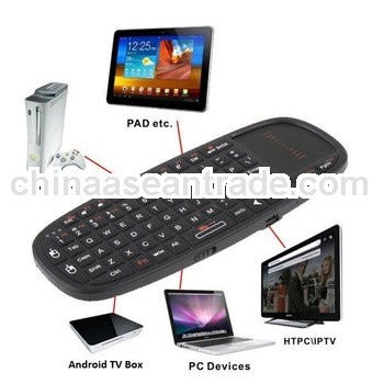 Compact Wireless Keyboard with Touchpad for Notebook or Media Center PC