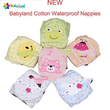 Cotton Bamboo Animal Patterns Baby Cloth Diaper , Bamboo Diaper