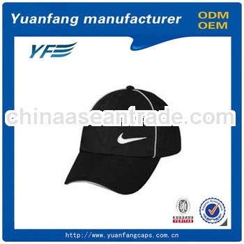 Cotton baseball cap with embroidery for sport