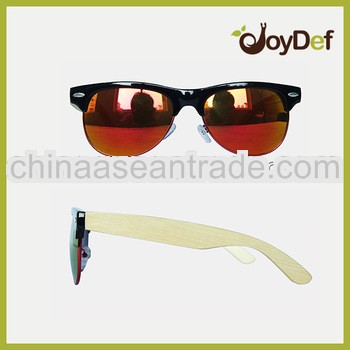 Custom cheap polarized plastic bamboo wayfarer sunglasses