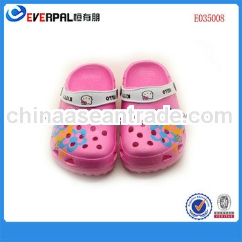 Cute pink Hello Kitty kids eva clogs for girls' shoes