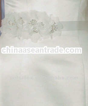 DIY Wedding Accessories Belts Crystal Organza Wedding Sashes