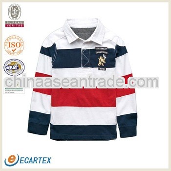 Designed children uniform polo shirt