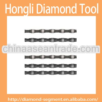 Diamond wire saw for marble quarry and stone cutting tools
