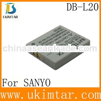 Digital Camera Battery for sanyo DB-L20 DBL20 Xacti DMX-CG6 DSC-C4 factory supply