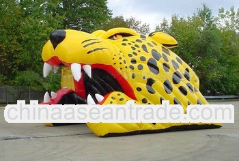 Dragon head inflatable tunnels for advertising