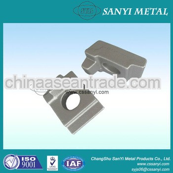 Drop forged metal parts guide rail clamps metal castings railway accessorry rail clip price