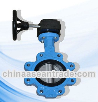 Ductile Iron Gear Box Operation Butterfly Valve
