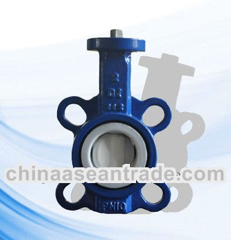 Ductile Iron Wear-resistant Rubber Seat Butterfly Valve