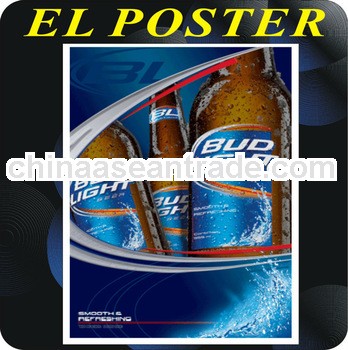 EL outdoor advertising beer poster