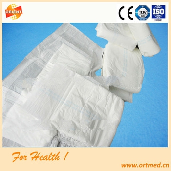 Elastic PE film waterproof adult incontinence diaper