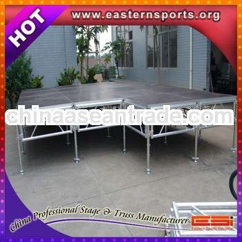 Exhibition booth car show staging platform