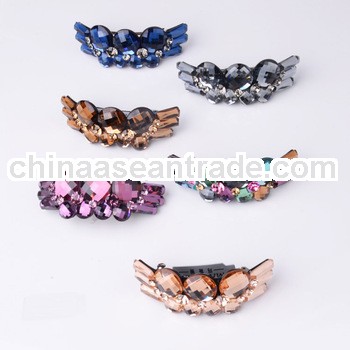 F04946 Women's Fine Hair Accessory: Acrylic Zircon Korean Style Hairpin Crystal Jewelry Barrette