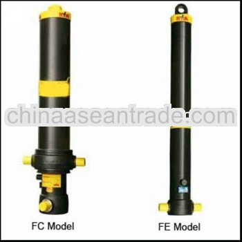FE TYPE hydraulic cylinder used for dump truck/hydraulic cylinder for trailers/single acting cylinde