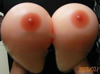 FU-1031 helix shape artificial silicone breast form