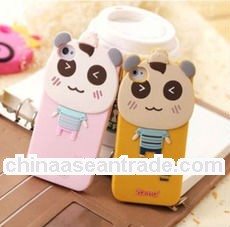 Fashion 2013 Cute Animal Silicon Case For iphone 5 5S
