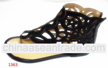 Fashion women PU flat Roman sandale 2013 / shoe