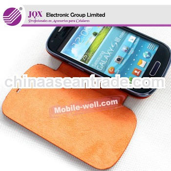 For Samsung S3 mini i8190 leather flip cover