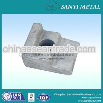 Forged metal pieces stamped parts spring rail clip