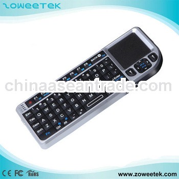 German layout usb led backlit keyboard and touchpad mouse for HTPC/IPTV