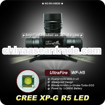 Goldrunhui RH-H0030 Ultrafire WF-H5 Camping Headlight R5 LED