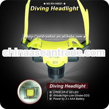 Goldrunhui RH-H0031 Diving Headlight Cree XPE Q5 LED