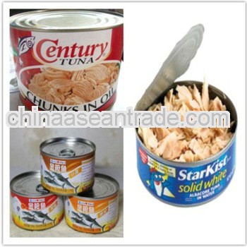 Good taste and low price 185g canned tuna in oil