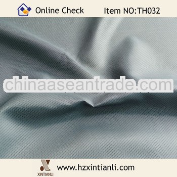 Grey Twill Weave Woven Lining Polyester Fabrics