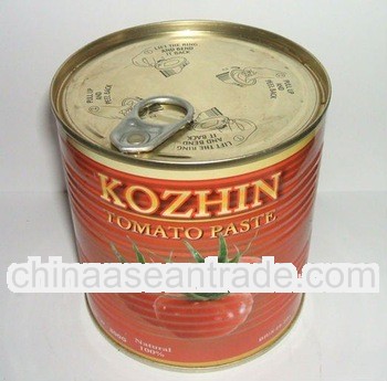 HOT SELL ! 70G-3KG canned tomato paste with brix28~30%,18~20%,22~24%